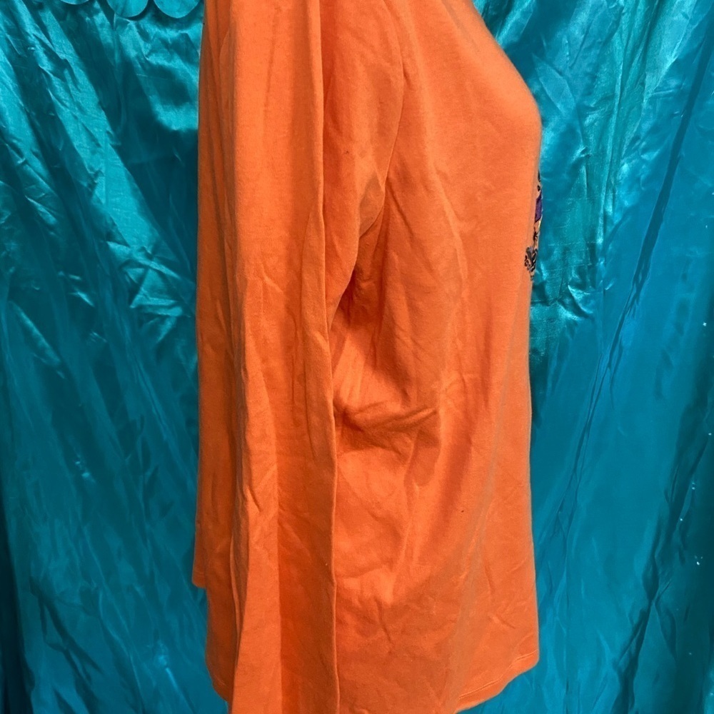 Nouveaux size 1X Halloween witches hat pumpkin holiday orange and‎ black - Picture 6 of 8